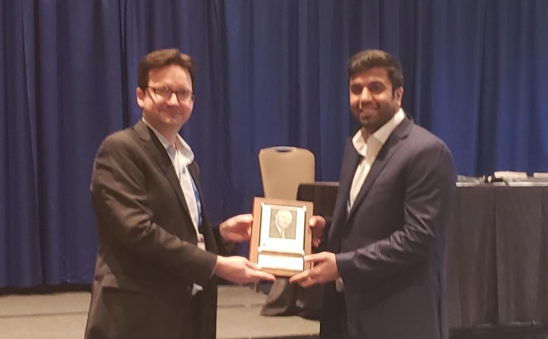 Kabir won the Peterson poster award!