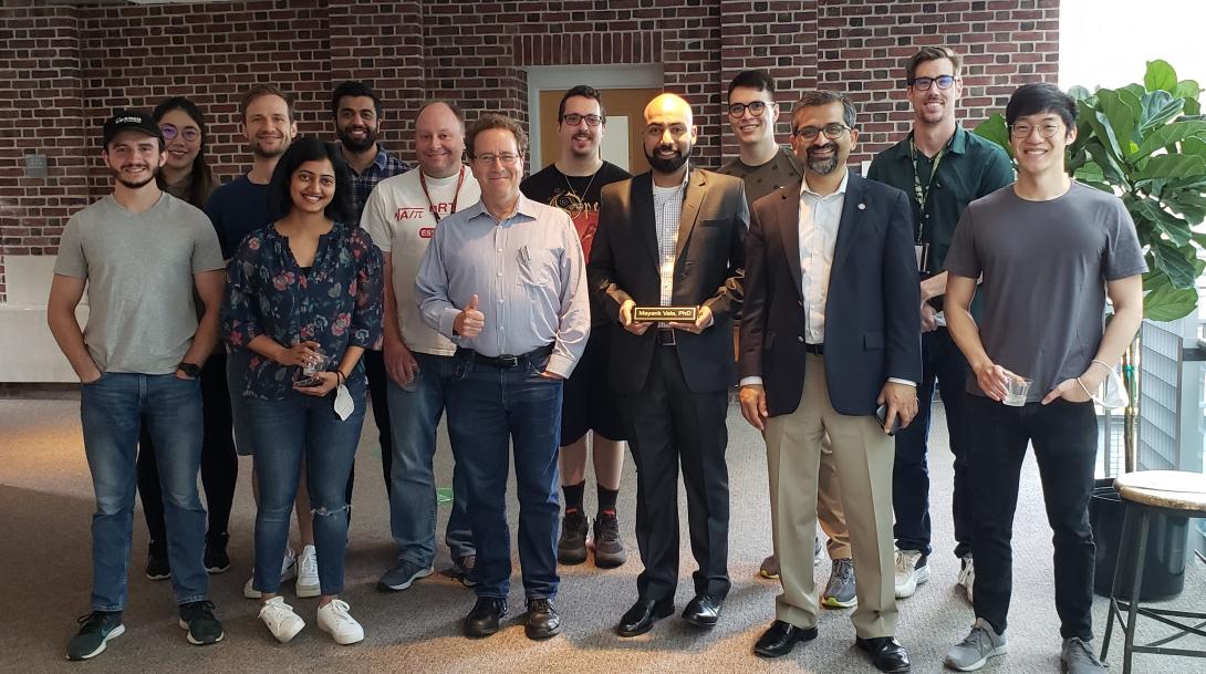 Mayank's Ph. D. Defense Celebration