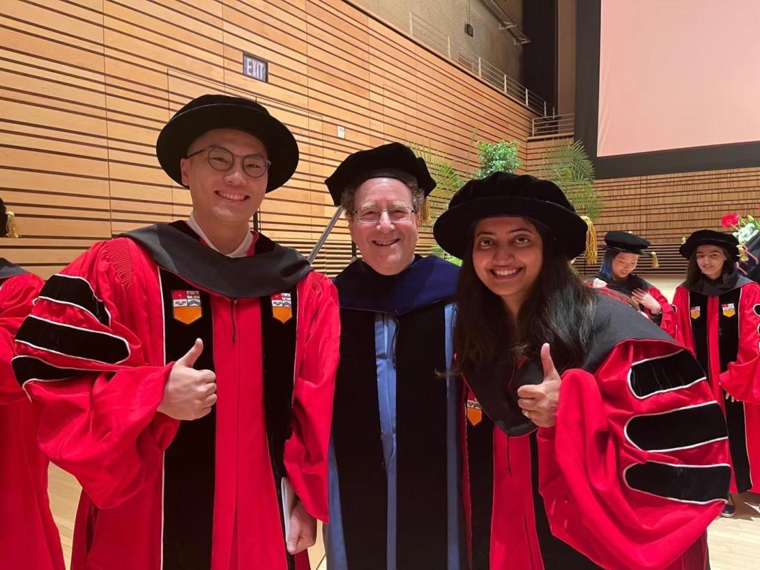 Han and Imee hooding